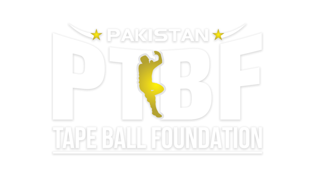 Pakistan Tape-Ball Foundation PTBF official logo